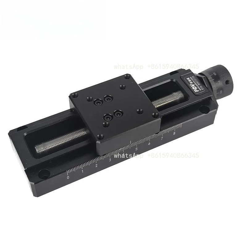 PT76-150G one-dimensional displacement stage, screw adjustment dovetail manual translation stage