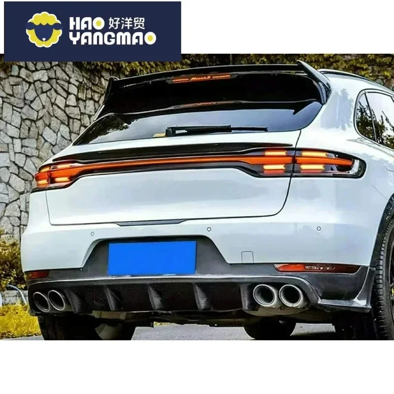 Suitable for High-Gloss FORPorsche Macan UV-Protected Body Kit Dry Carbon Fiber