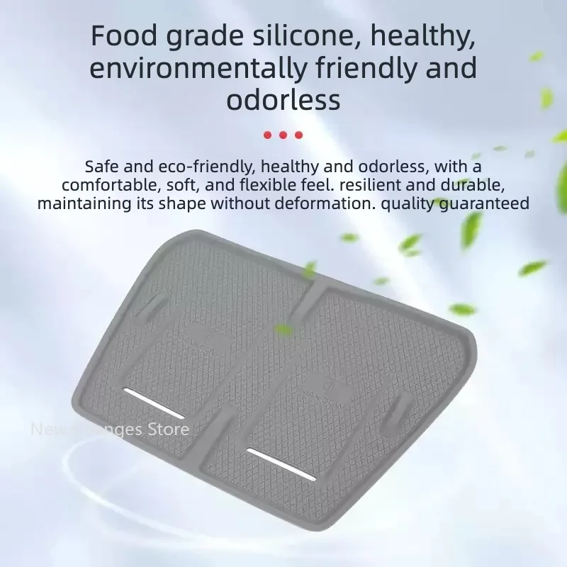 For Denza N7 2023-2025 Wireless Charging Pad Auto Interior Accessories Car Phone Non-slip Charger Mat Silicone Protective Pad 4