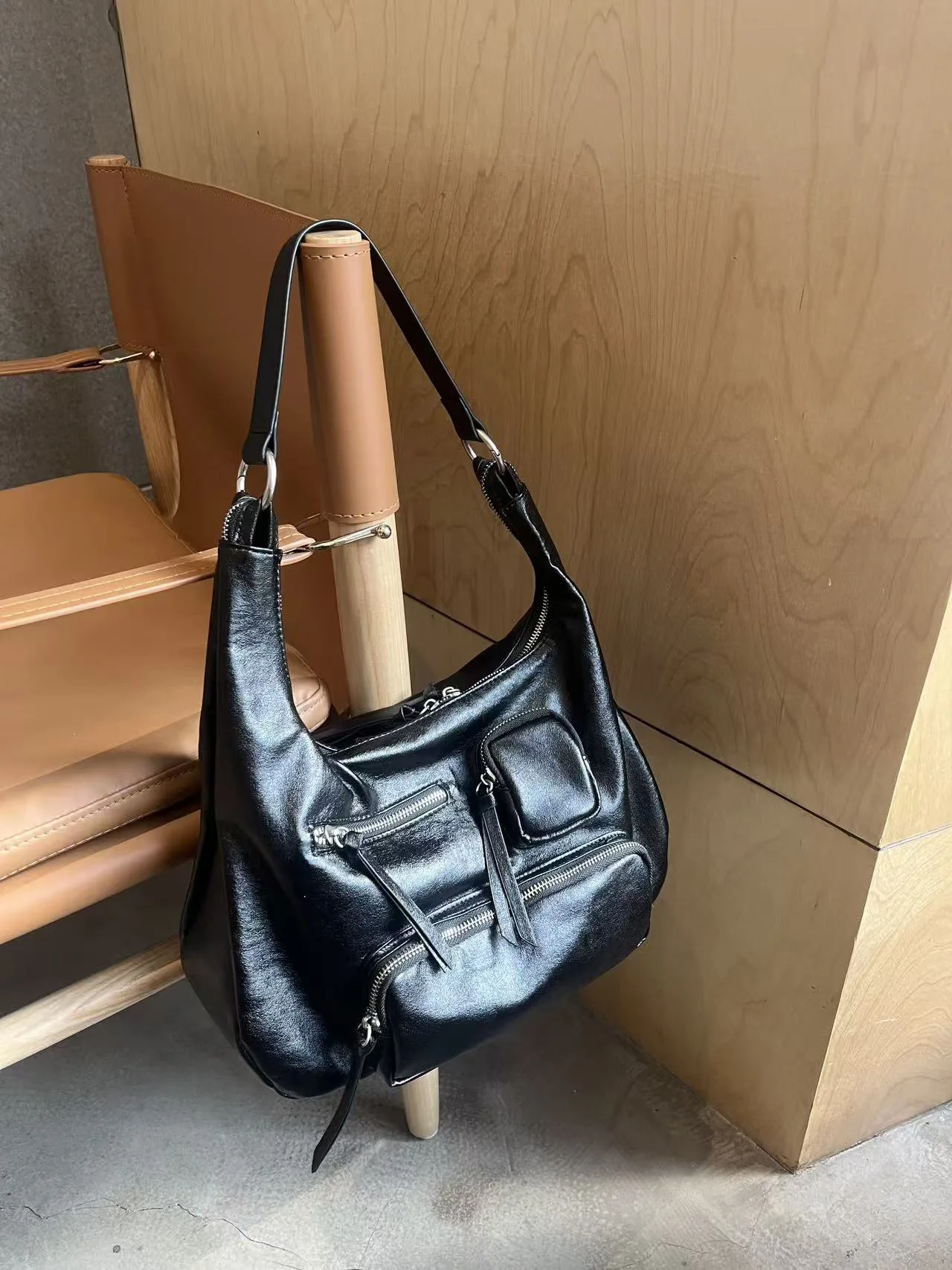 

FIRMRANCH супер крутая модная модная сумка с несколькими карманами, высокое качество, большая вместительная женская сумка на плечо для поездок на работу