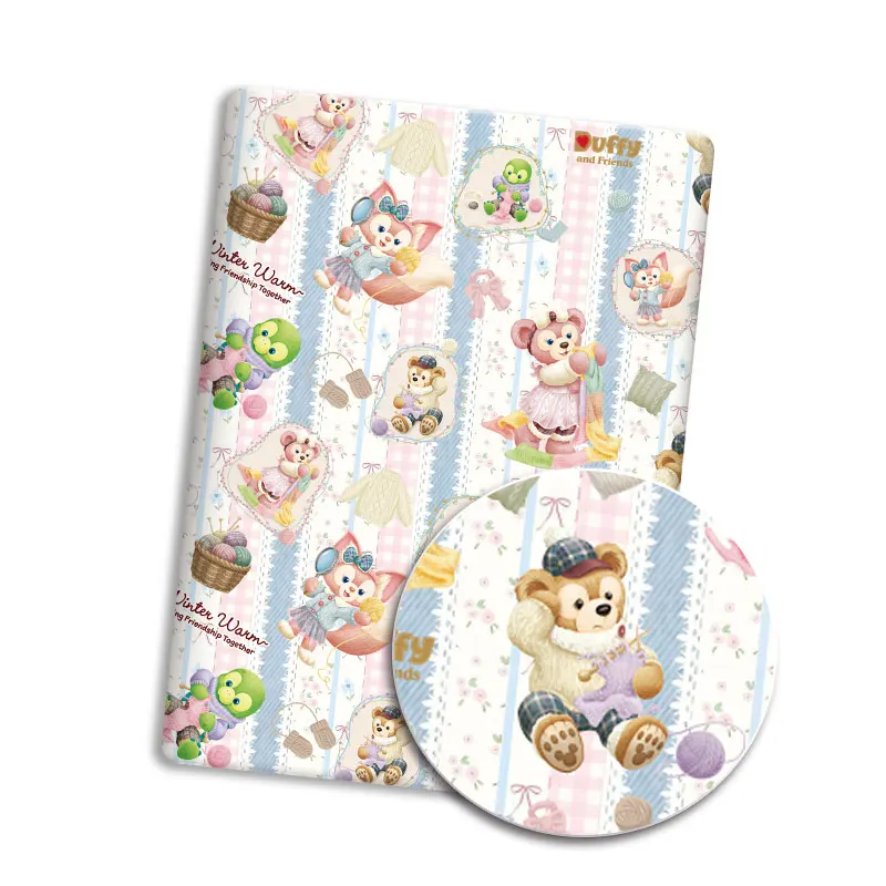 Popular DIY Disney Comic Hand-Stitched Fabric Patchwork Baby Dress & Household Bed Sheet, 140x50 cm Printed Fabric - view 5