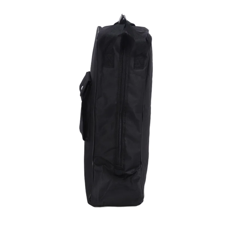 

Boot Bag With Handle Oxford Cloth And Leather Black Waterproof Portable Boots Storage Bag For Cowboy Boots Snow Boots