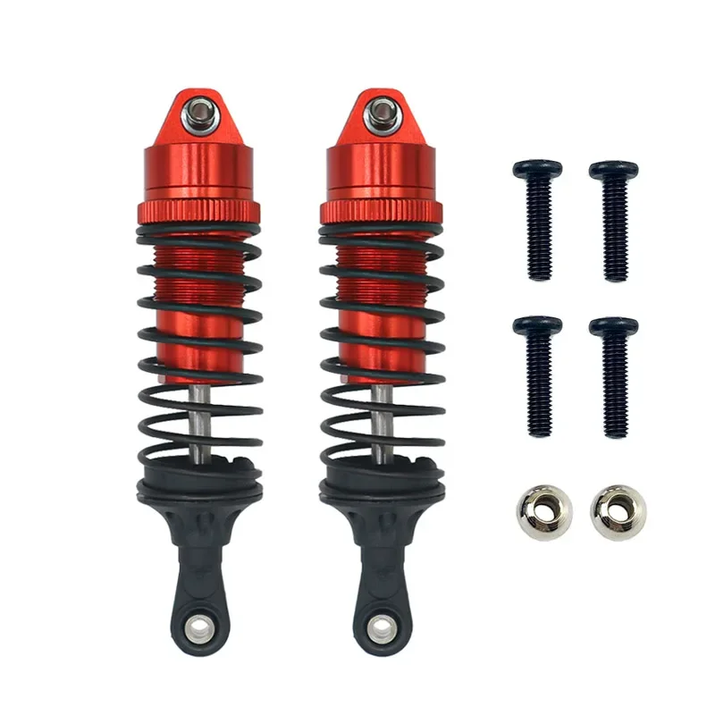 Aluminum Front/Rear Shocks Absorber Set for 1/10 Traxxas Slash 4X4/2WD, Rustler VXL & Stampede - Upgrade Parts