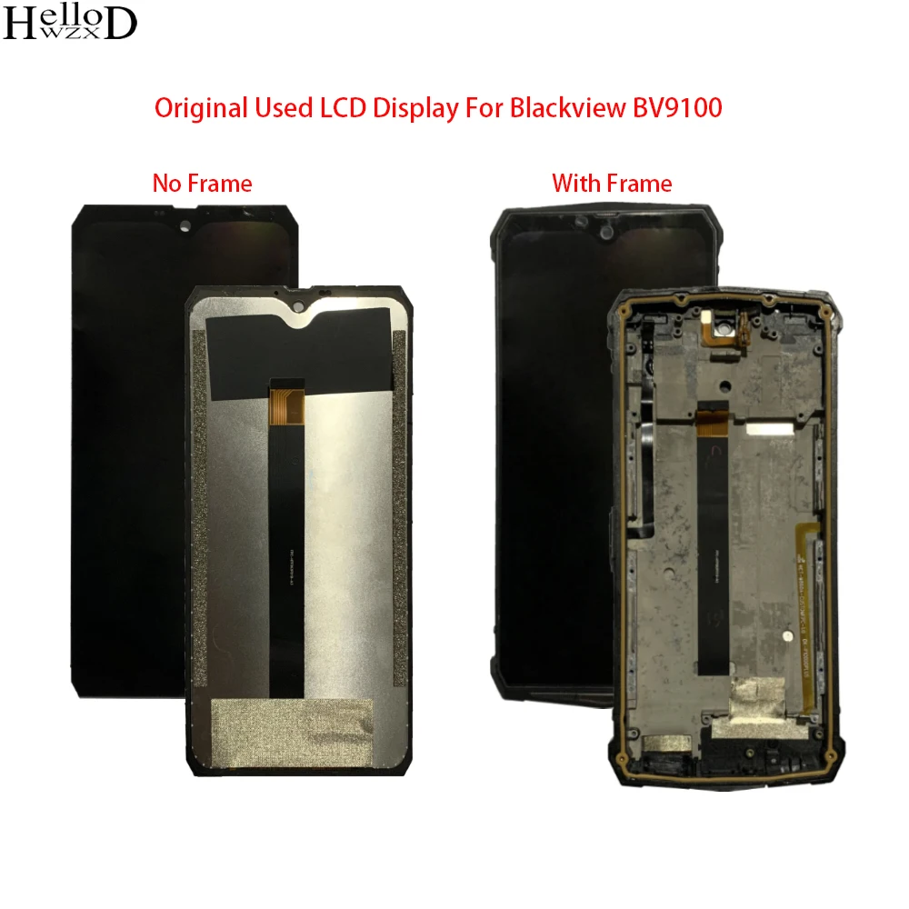 

Top 100% Original Tested Used LCD Screen For Blackview BV9100 LCD Display With Frame Touch Screen Digitizer Assembly