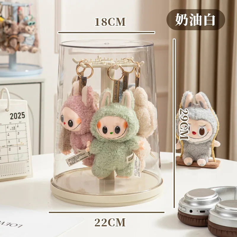 Plüsch Spielzeug Pulldooth Handgemachte Lagerung Box Blase Mart Display Box Blind Box Lagerung Display-ständer Transparent Rotierenden