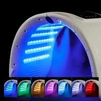 Máquina de fotones LED de 7 colores con Nano Spray, mascarilla hidratante para la piel, mascarilla facial y corporal, salón de SPA, uso doméstico, rejuvenecimiento de la piel, cuidado de la piel del acné