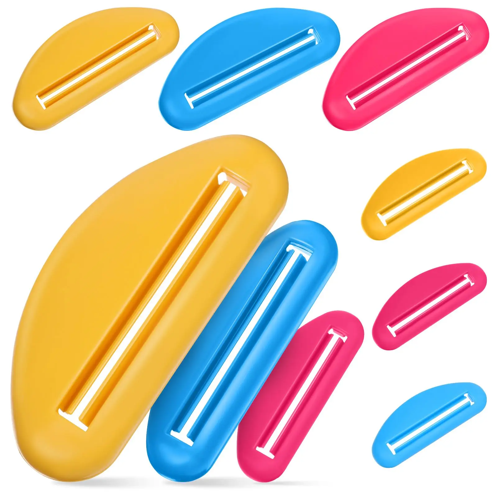 

18 Pcs Toothpaste Squeezer Tube Tool Plastic Child Tools High Quality Durable Safe Long Lasting Kitchen Bathroom