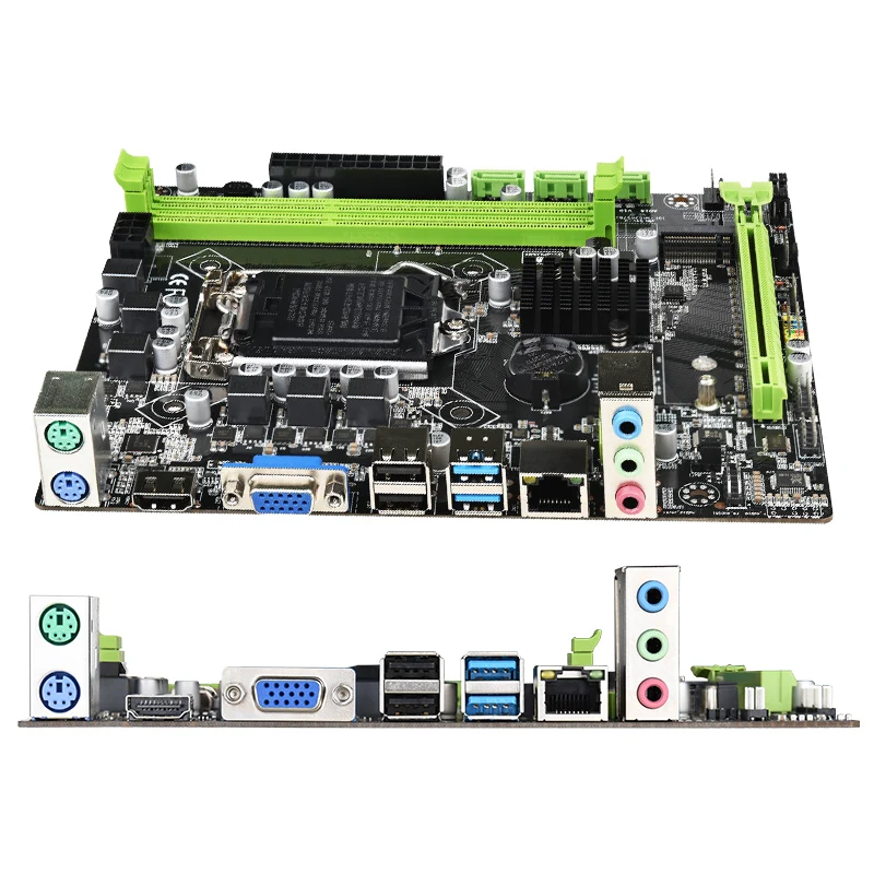 Материнская плата Go JINGSHA H310 для ПК, материнская плата LGA 1151 с поддержкой DDR4 RAM NVME M.2 SATA3.0 USB3.0 Gigabit Ethernet H310B, Настольная материнская плата 1151