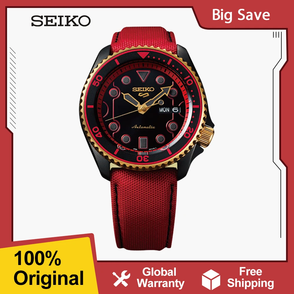 SEIKO 5 Original Sports Automatic Watch Mechanical 10bar Waterproof Luminous Men Watches