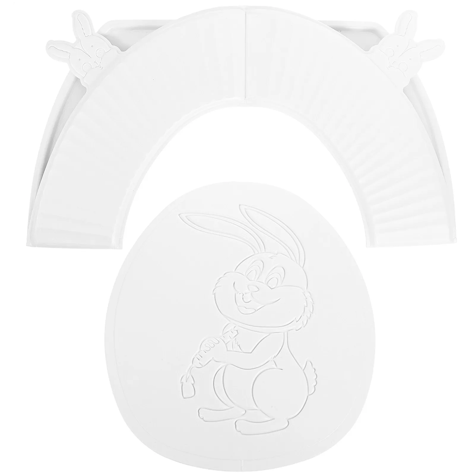 

1Set Comfortable Toilet Lid Cushion Soft Touch Eva Material Stays Clean Easy Paste Reusable Bathroom Accessory