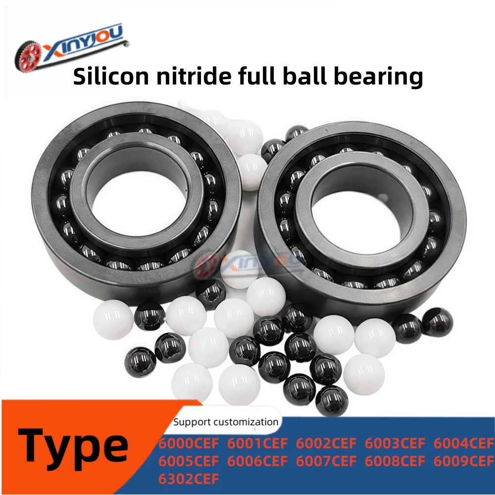 

Silicon nitride full ball ceramic bearings 6000 6001 6002 6003 6004 6005 6006 ~6009CEF resistant to high temperature corrosion