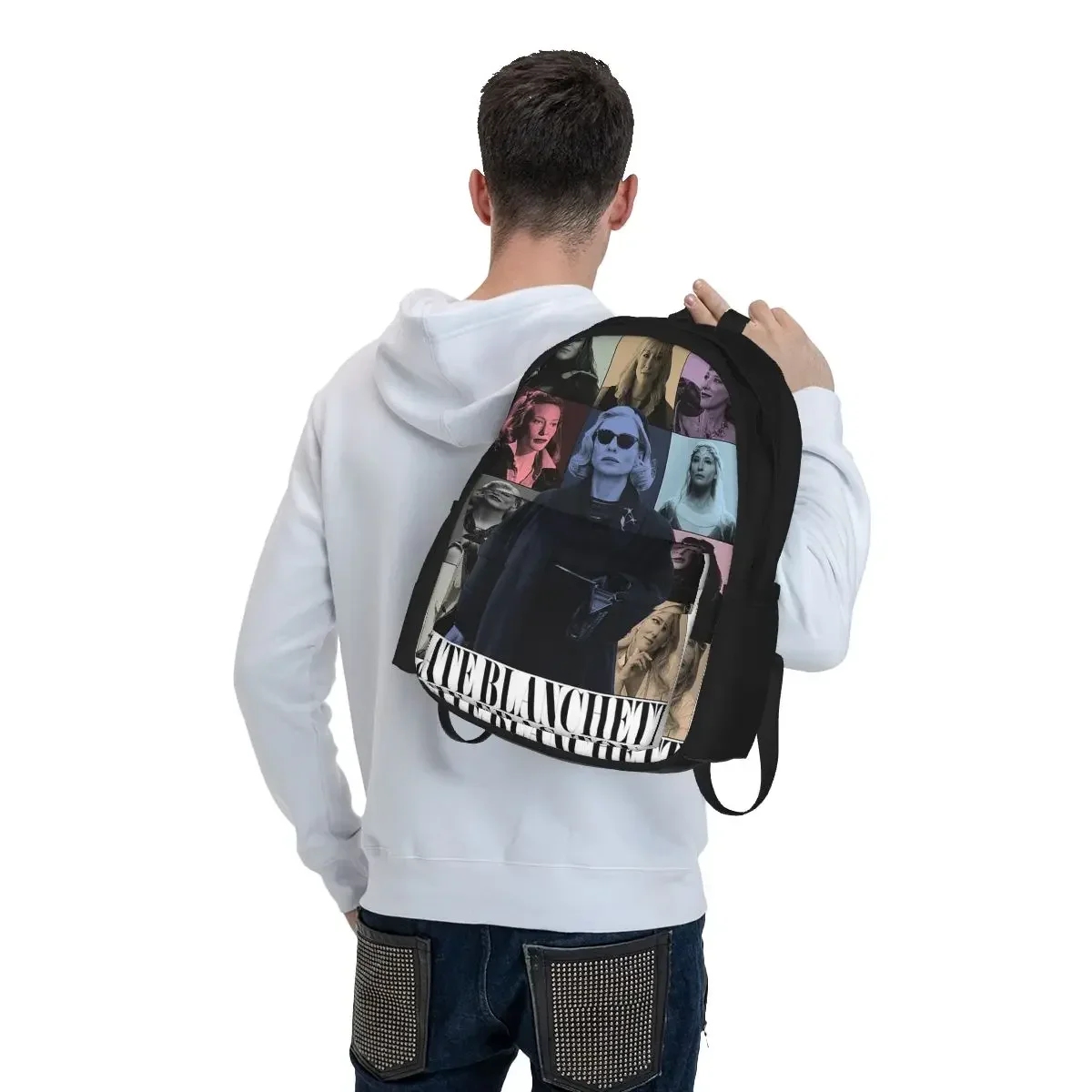 Cate Blanchett Characters Backpacks Boys Girls Bookbag Students School Bags Cartoon Kids Rucksack Travel Rucksack Shoulder Bag