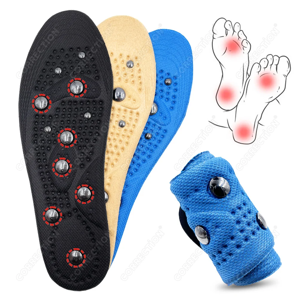 Foot Massage Magnetic Massage Insole Feet Massage Physiotherapy Therapy Acupressure Massage Insole Slimming Insole Man women