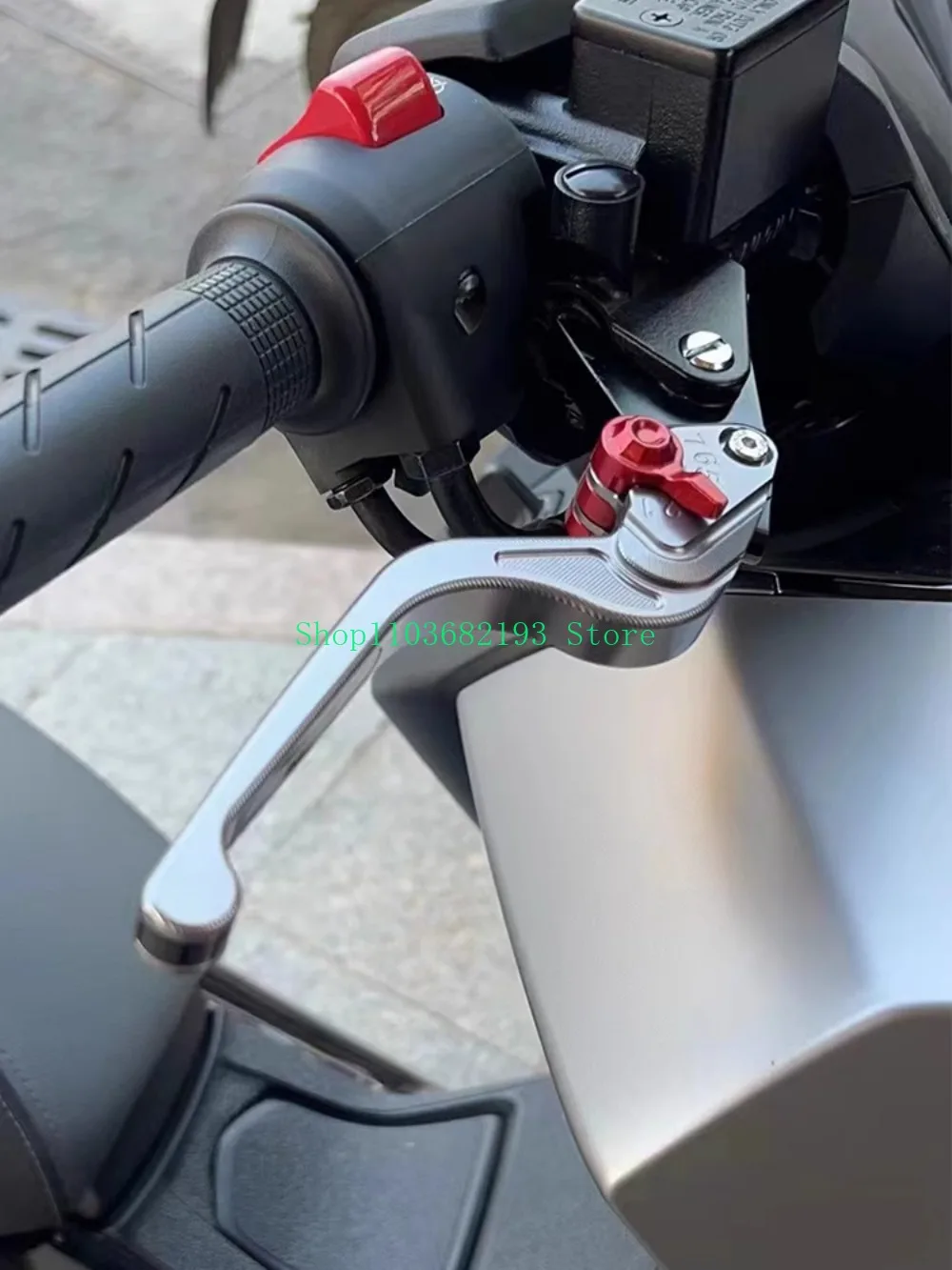 Applicable to Buddha Sand Forza350/Nss750/300 Modified Brake Horn Pull Rod with Parking Function