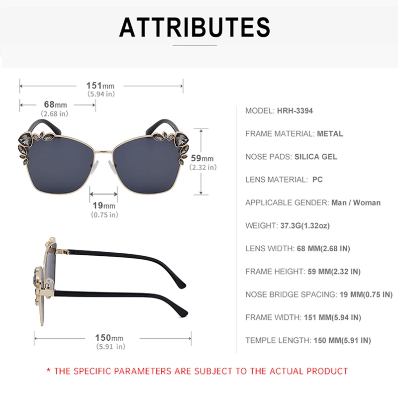 Vintage Square Metal Frame Sunglasses Women 2024 Luxury Trendy Cateye Shades Rhinestone Accents UV400 Classic Eyewear For Ladies