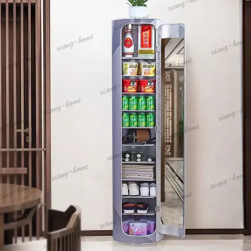 FG Spinning Korea Design Shoe Cabinet Modern Design Wooden Living Room Shoe Cabinets Apartments Szafka Na Buty Furniture Home