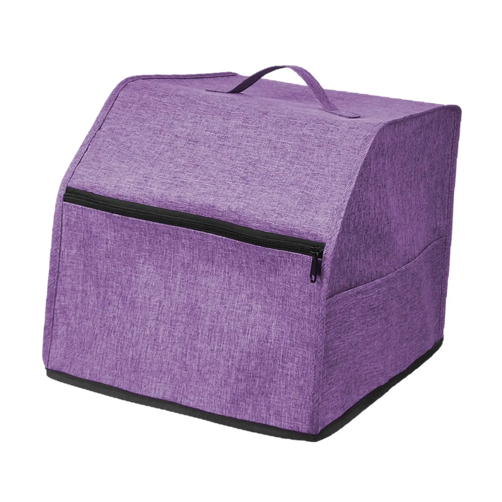 Sewing Machine Protective Cover Foldable Lightweight Oxford with Four Pockets for Domestic Accessories and Travel Storage