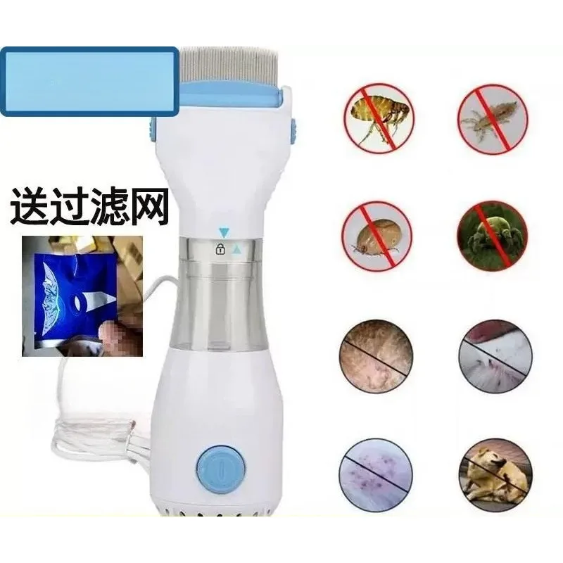 Pet Electric Lice Remover Dog Hair Cleaner Flea Removal Comb Lice Removal Flea Comb
