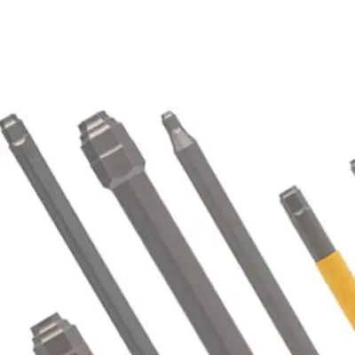 65mm 100mm Hexagonal Electric Screwdriver Bits Set Alloy Steel for Power Tools with Magnetic Tips 1.5mm to 6mm Sizes