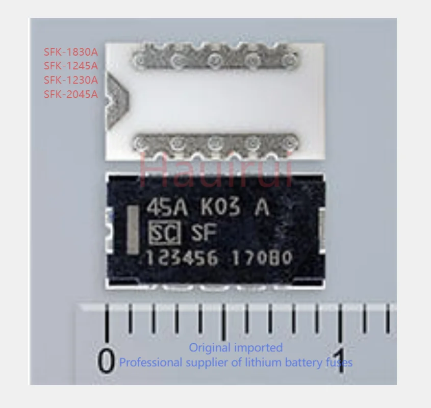 5PCS/LOT SFK-1830  30AK45A  SFK-1245A  SFK-1230A SFK-2045  45AK05 Automatic control protector (SCP) Lithium battery fuse
