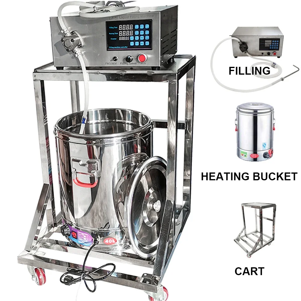 Newest Arrival Mobile Electric Wax Melting And Filling Machine Wax Candle Making Machines