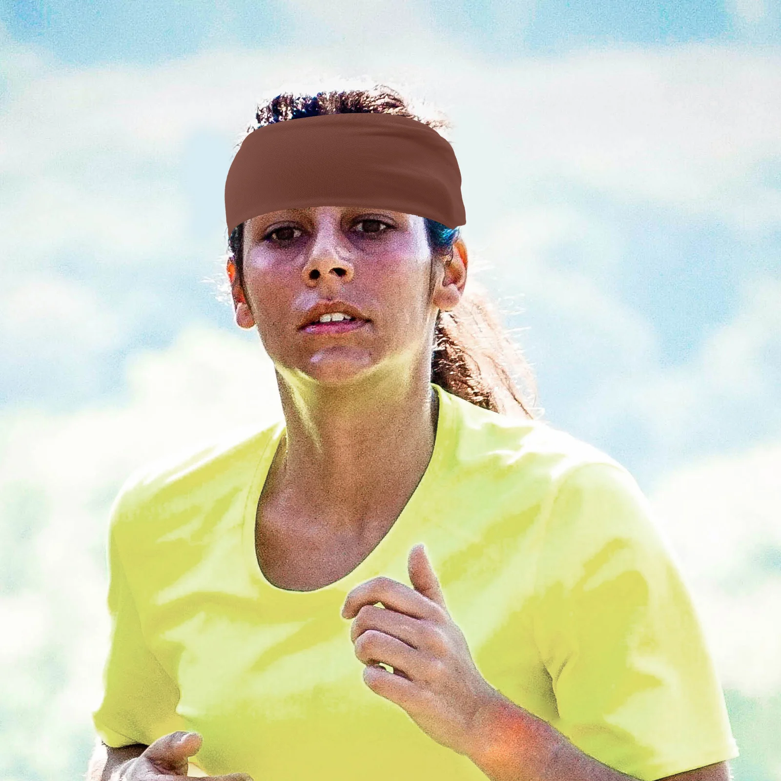 

12 Pcs Yoga Headbands for Women Sports Hair Bands Polyester Exercise Wear Athletic Fit