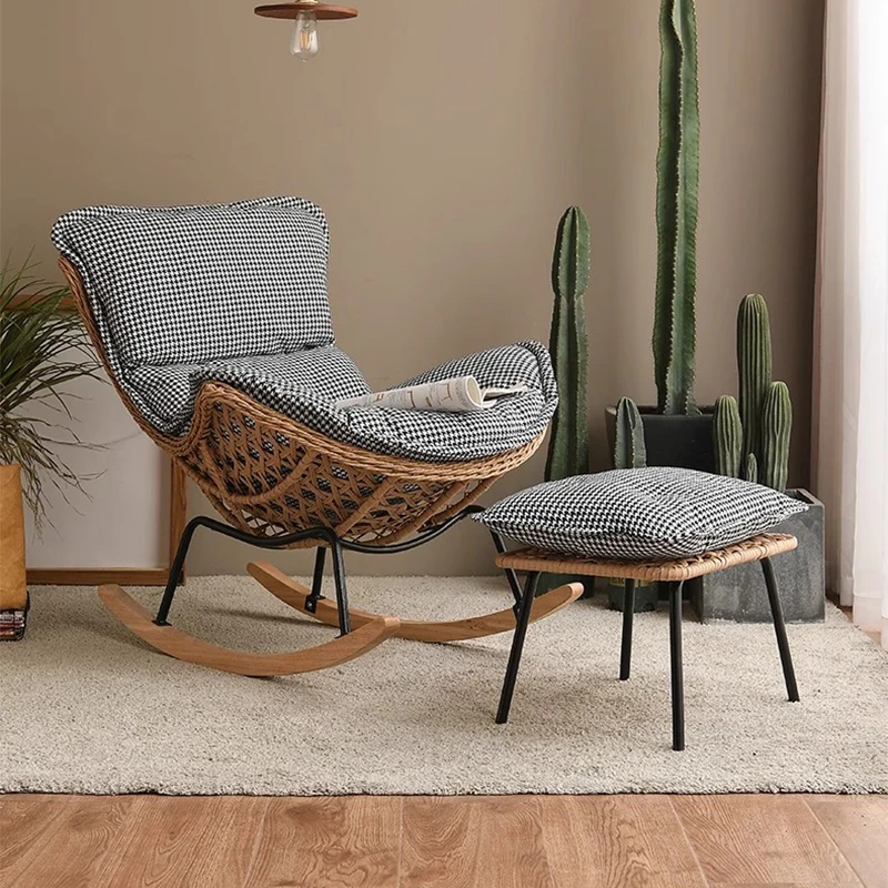 

Rocking Comfortable Living Room Chairs Lounge Gaming Mobile Luxury Chairs Bedroom Reading Fauteuil Salon Lounge Suite Furniture
