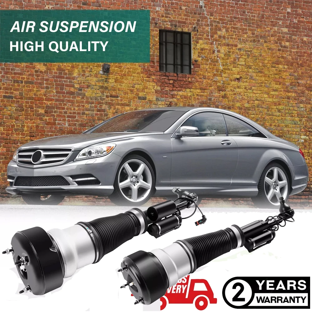 

1 Pair Front Air Suspension Struts For 4Matic Mercedes W221 S500 S550 CL500 CL550