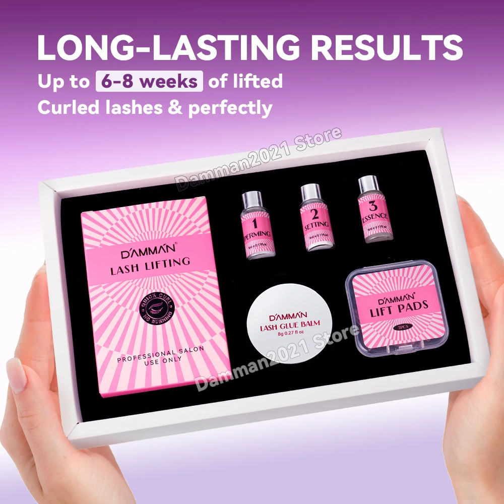 Damman Wimpern Lifting Kit Professionelle Lash Lifting Wimpern Lockenwickler Dauerwelle Kit Langlebige Lash Lift Dauerwelle Make-Up-Tools