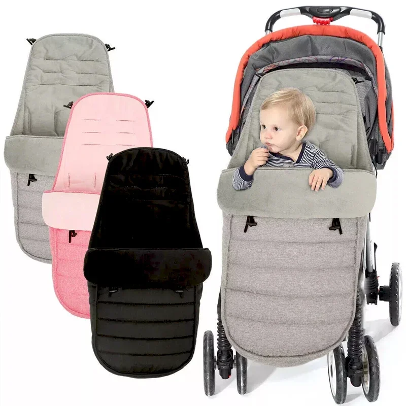 Winter Universal Stroller Foot Pad Sleeping Bag Children Warm Windproof Leg Protection Blanket Comfortable Stroller Sleeping Bag