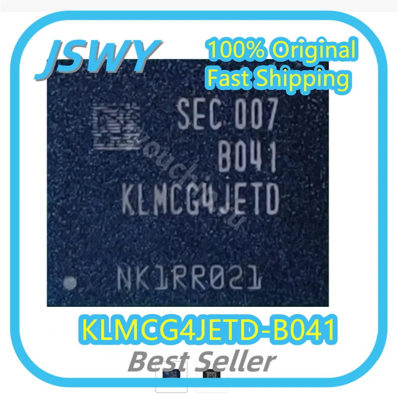 (1/15 pcs) KLMCG4JETD-B041 BGA153 64GB EMMC5.1 PIN chip 100% brand new and original fast shipping