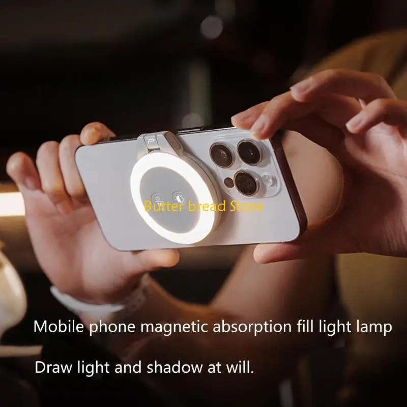 W89C 뷰티 전문가 및 소셜 미디어 영향력있는 메이크업 사진을위한 Phone Light 조정 가능한 밝기 LED