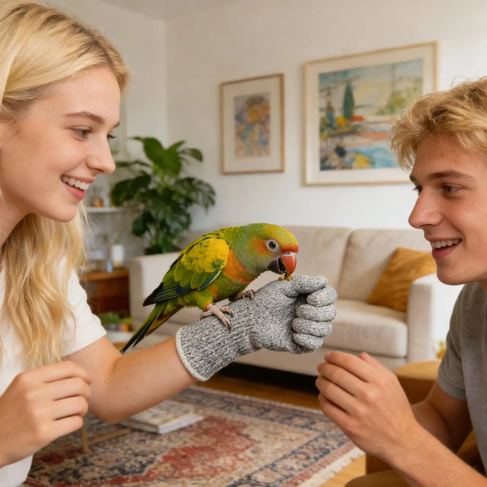 Pet Care Long Gloves Scratch Proof Arm Sleeves Resistant Bite Proof Mitte Pet Grooming Protection Guard For Cat Dog Pet Parrot