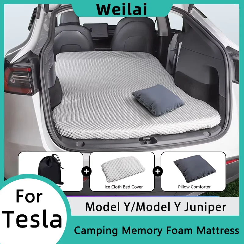 Para Tesla modelo Y enebro 2025 colchón de espuma con memoria colchón para exteriores cama de viaje para dormir inflable modelo Y accesorios