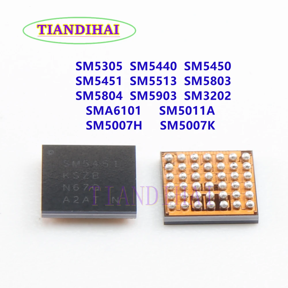 

5Pcs SM5305 SM5440 SM5450 SM5451 SM5513 SM5803 SM5804 SM5903 SM3202 SMA6101 SM5011A SM5007H SM5007K Charging IC