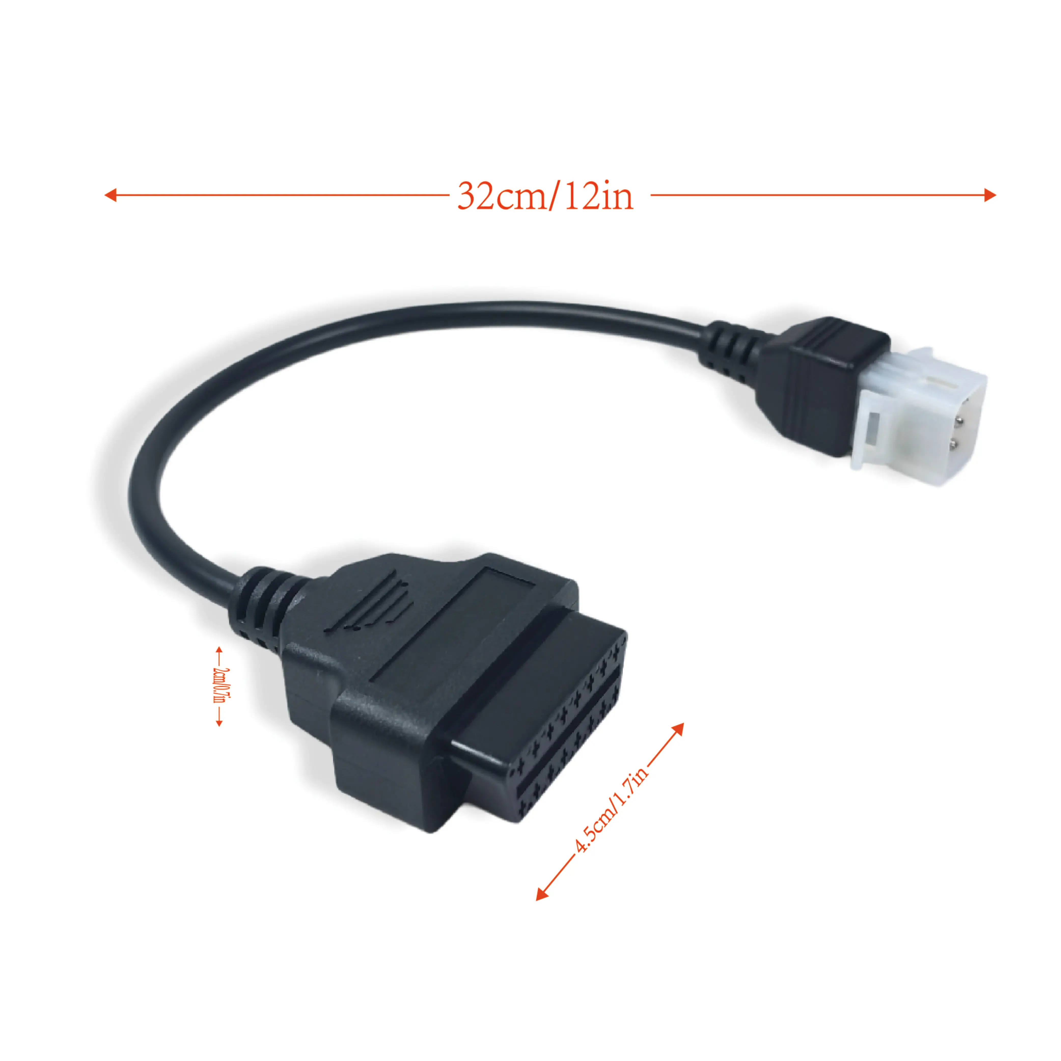 For Aprillia 6PIN To 16Pin Motorcycle Adaptors Extension Connectors Diagnostic Cable for Aprilia TuneECU Scanner Tool