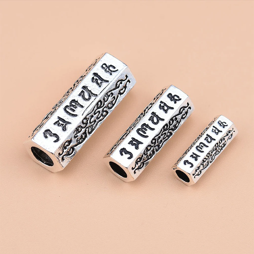 

1pc Silver Spacer Bead Alloy DIY Jewelry Accessories Vintage Style Charm Bracelet Necklace Earrings Craft Decorative
