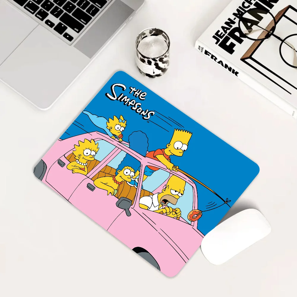 Disney Simpsons Mouse pad benutzer definierte Haut Desktop-Schreibtisch matte Kawaii Gaming-Zubehör Studenten Schreib block Padmouse Schreibtisch