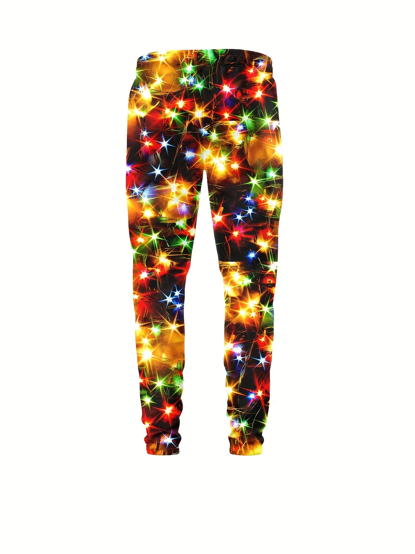 2026 Hot Selling Fashion New Men's 3D Printed Gothic Shining Cool Pattern Outdoor Hip Hop Street Wear Loose Pants Large