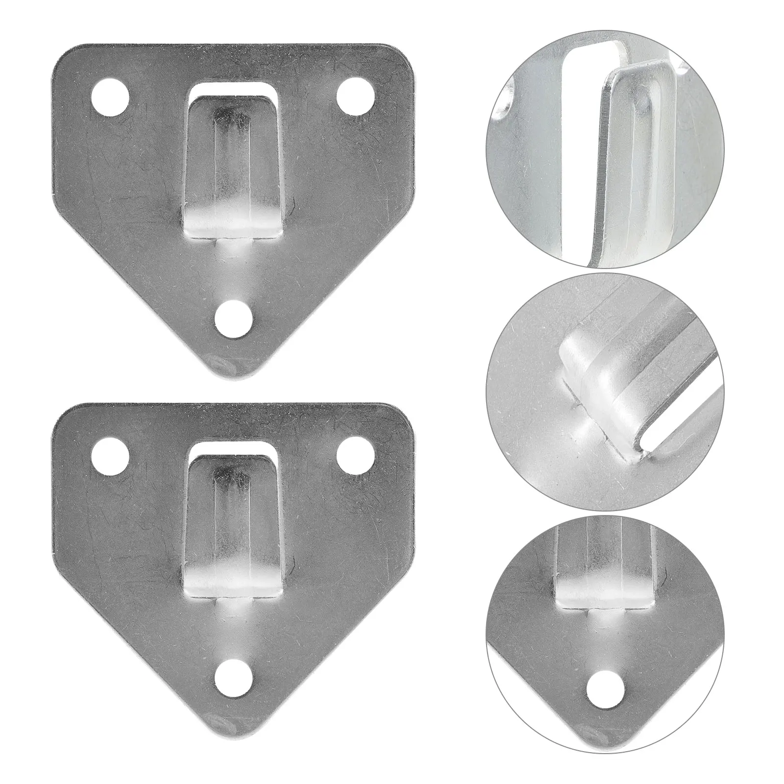 

8 pcs Wall Hooks Heavy Duty Metal Fire Extinguisher Brackets Wall Mounted Simple Installation Durable Stable Garage Use