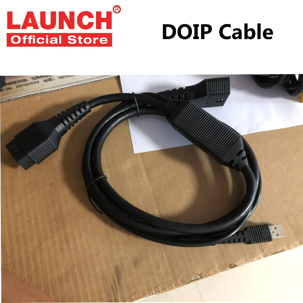 LAUNCH X431 DOIP Connect Cable 16 Pin Adaptor Support doip Protocols Cars Work With For DBScar VII CRP919E BT