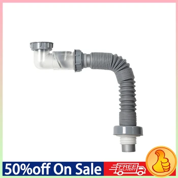 ABS 건설 주방 싱크 배수 호스 세트 냄새 방지 필터는 막힘을 방지합니다. 쓰레기 여과 씰 보관