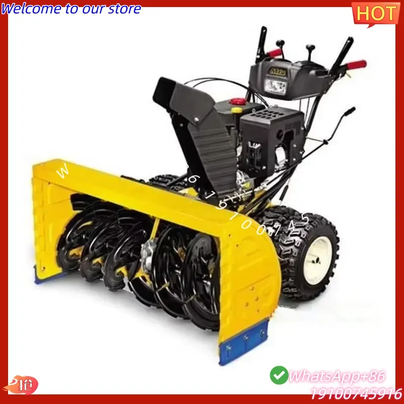 2026Hot Snow Throwing Machine Large Area Snow and Ice Plow Machine High-power Municipal Road Snow Equipment