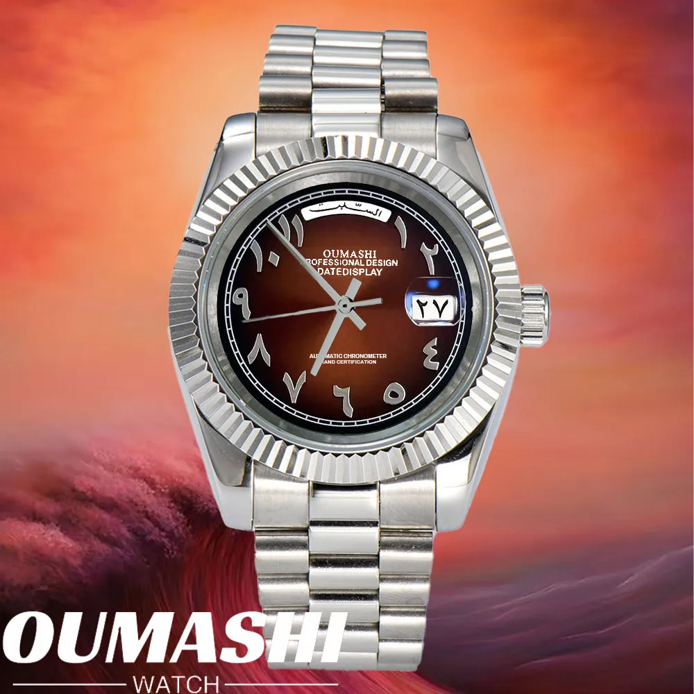 Fashion MIYOTA8285 Watches for Men Automatic Water Resistant Sapphire glass Bussiness Luxury Wristwatches Waterproof 10BAR