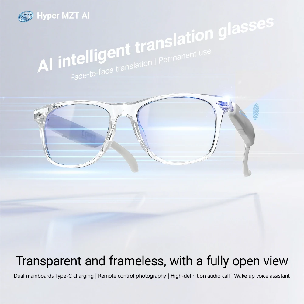 

F16 Specification of AI Intelligent Translation Glasses Sunglasses Voice Remote Control Music Eyewear Waterproof Eyeglasses