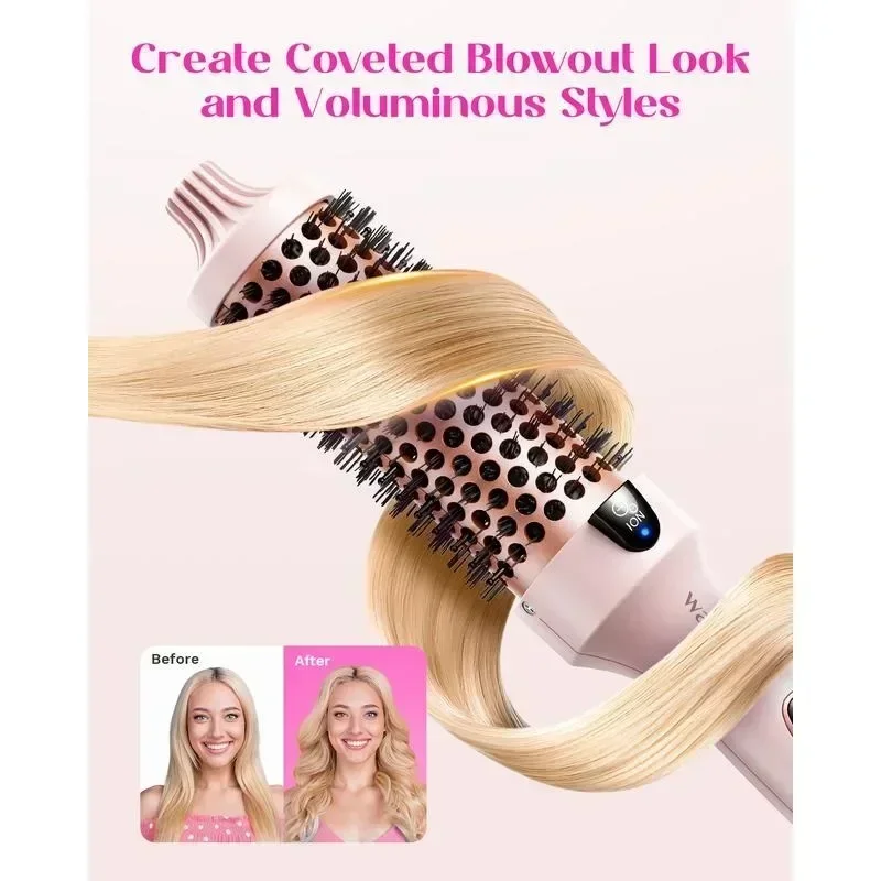 1.5 inch single negative ion hot brush