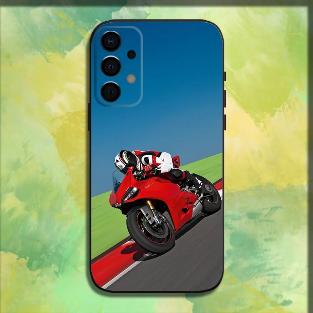 Motorcycle D-Ducaties Bike Phone Case For Samsung Galaxy A13,A21s,A22,A31,A32,A52,A53,A71,A80,A91 Soft Black Cover