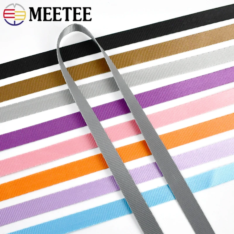 45Meters 10-20mm Nylon Webbing for Straps Bag By The Meter Belt Ribbon Bands Bias Tape Clothing DIY Sewing Accessories