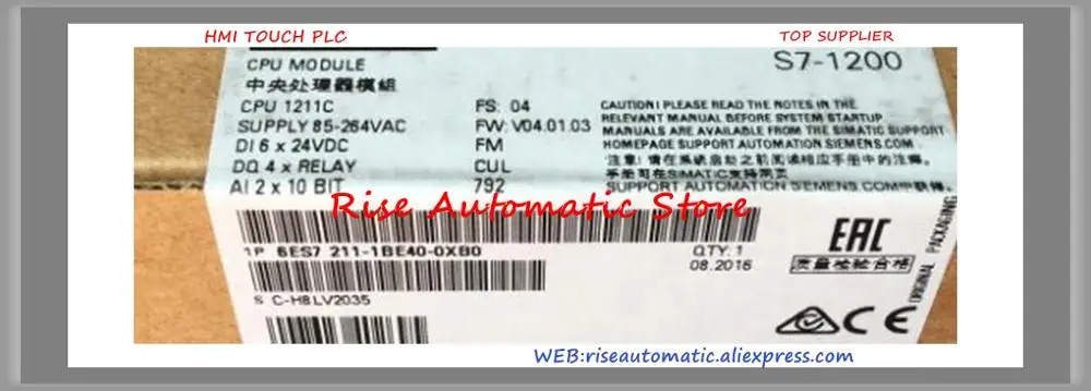 New Original S7-1200 6ES7211-1BE40-0XB0 6ES7211-1AE40-0XB0 6ES7211-1HE40-0XB0 PLC Module