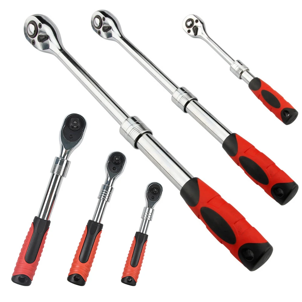 Torque Wrench Ratchet 1/2 3/8 1/4 Square Drive 72 Teeth Socket Spanner Car Bicycle Motorcycle Repair Kit Machine Workshop Tools